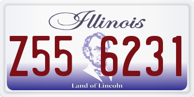 IL license plate Z556231
