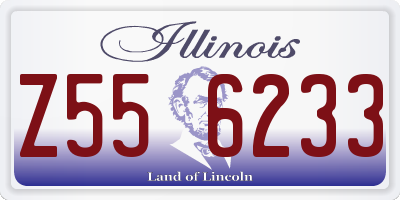 IL license plate Z556233