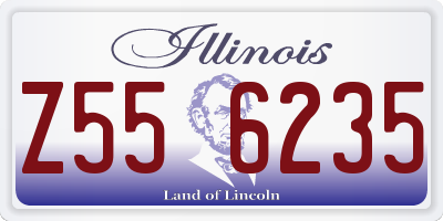 IL license plate Z556235