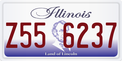 IL license plate Z556237