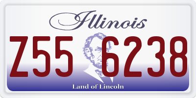 IL license plate Z556238