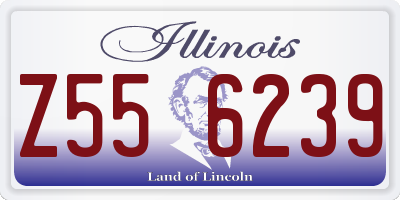 IL license plate Z556239