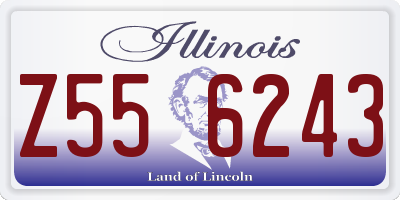 IL license plate Z556243
