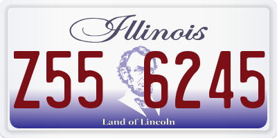 IL license plate Z556245