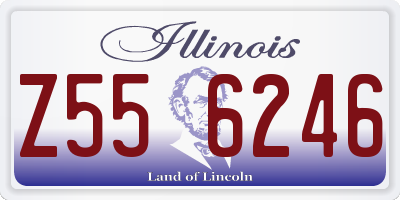IL license plate Z556246