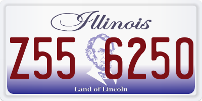 IL license plate Z556250