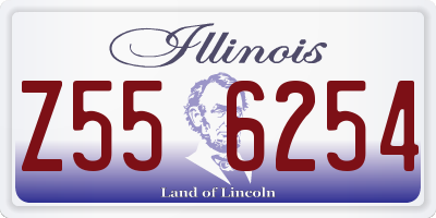 IL license plate Z556254