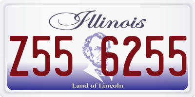 IL license plate Z556255
