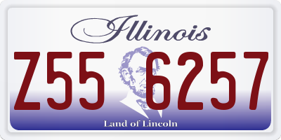 IL license plate Z556257