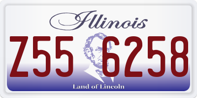 IL license plate Z556258