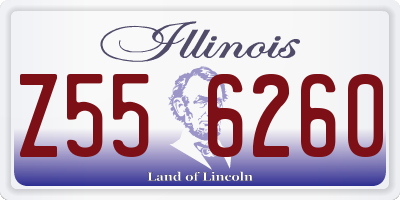 IL license plate Z556260