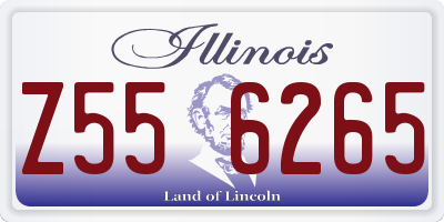 IL license plate Z556265
