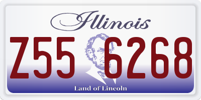 IL license plate Z556268