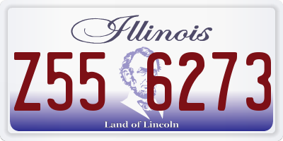IL license plate Z556273