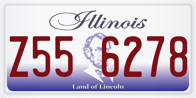 IL license plate Z556278