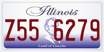 IL license plate Z556279