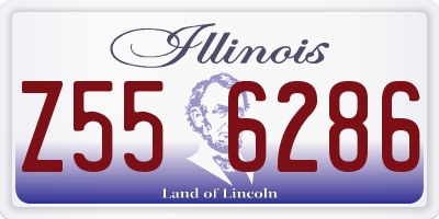 IL license plate Z556286