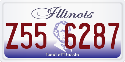 IL license plate Z556287