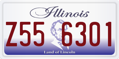 IL license plate Z556301