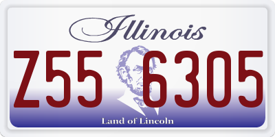 IL license plate Z556305