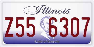 IL license plate Z556307