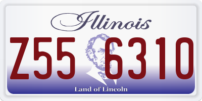 IL license plate Z556310
