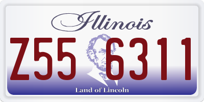 IL license plate Z556311