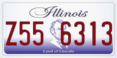 IL license plate Z556313