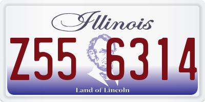 IL license plate Z556314