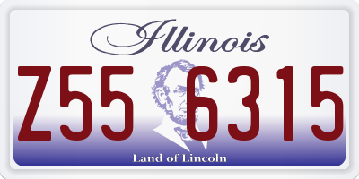 IL license plate Z556315