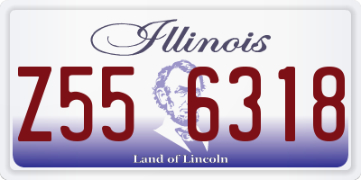 IL license plate Z556318