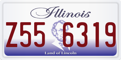 IL license plate Z556319
