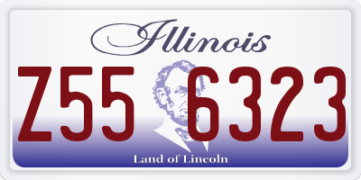IL license plate Z556323