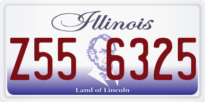 IL license plate Z556325