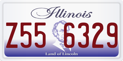 IL license plate Z556329