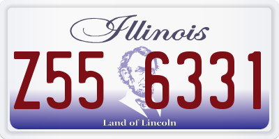 IL license plate Z556331