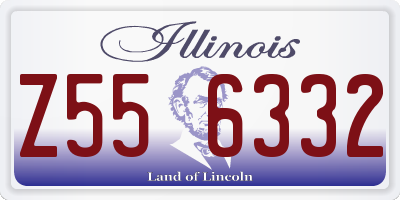 IL license plate Z556332