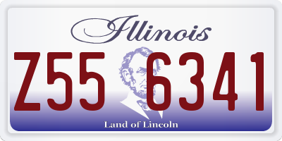 IL license plate Z556341