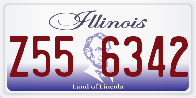 IL license plate Z556342