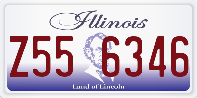 IL license plate Z556346