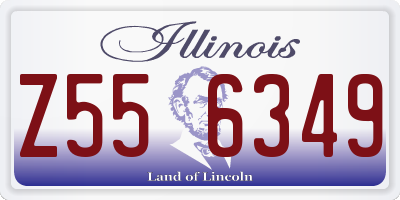IL license plate Z556349
