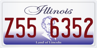 IL license plate Z556352