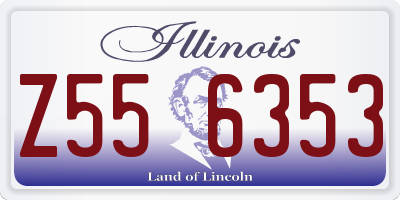 IL license plate Z556353