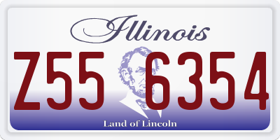 IL license plate Z556354