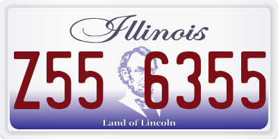 IL license plate Z556355