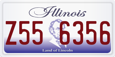 IL license plate Z556356