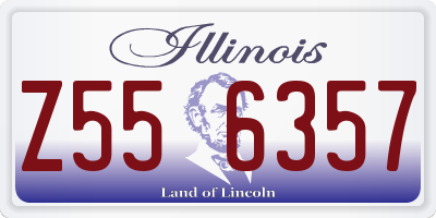 IL license plate Z556357
