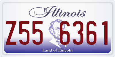 IL license plate Z556361