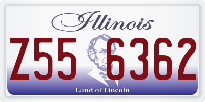 IL license plate Z556362