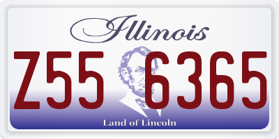 IL license plate Z556365